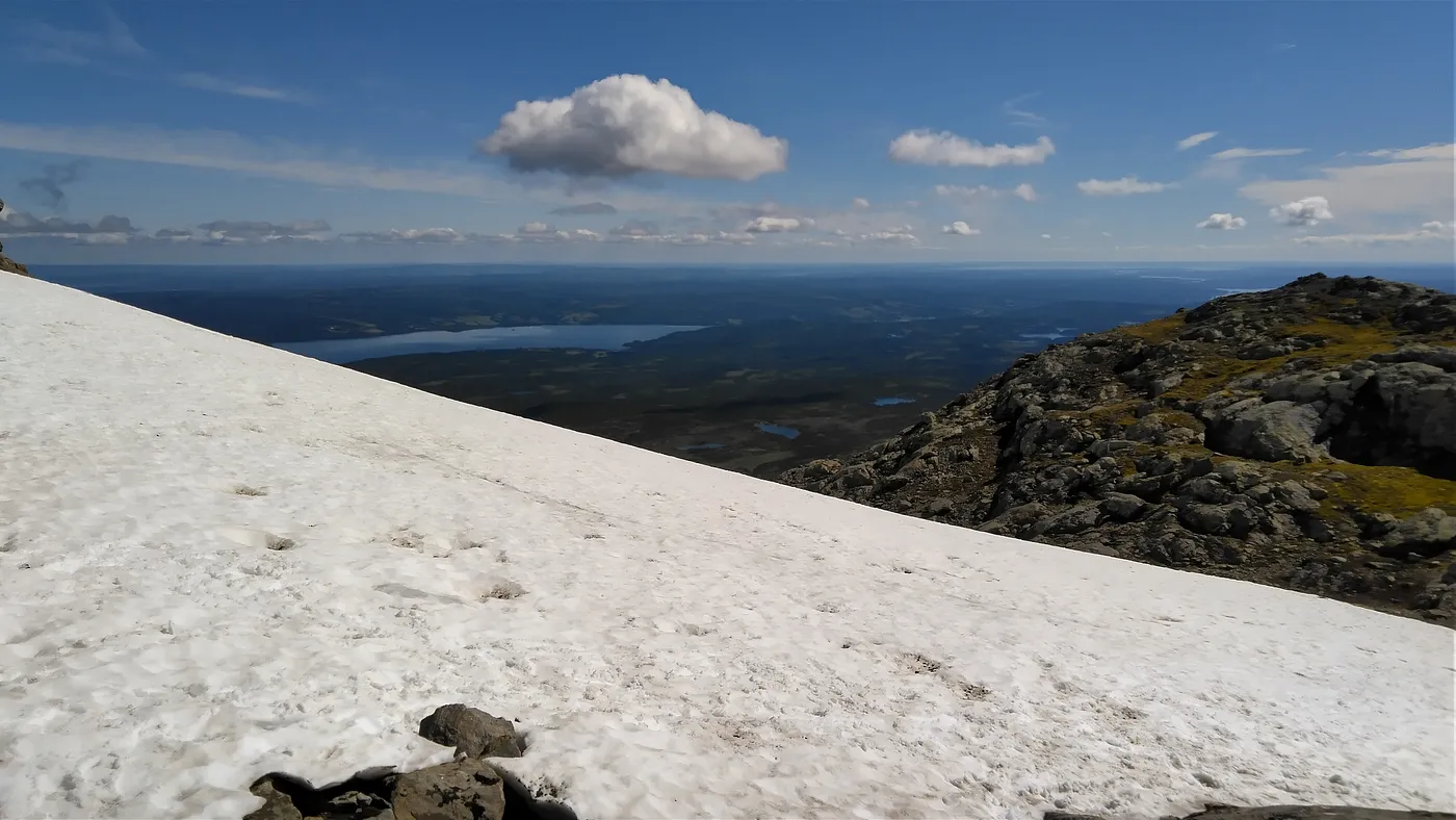 Small cumulus clouds in Åre, Sweden